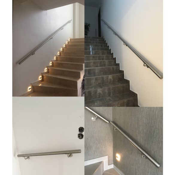 Wandhandlauf aus Edelstahl 5 Meter / Inox